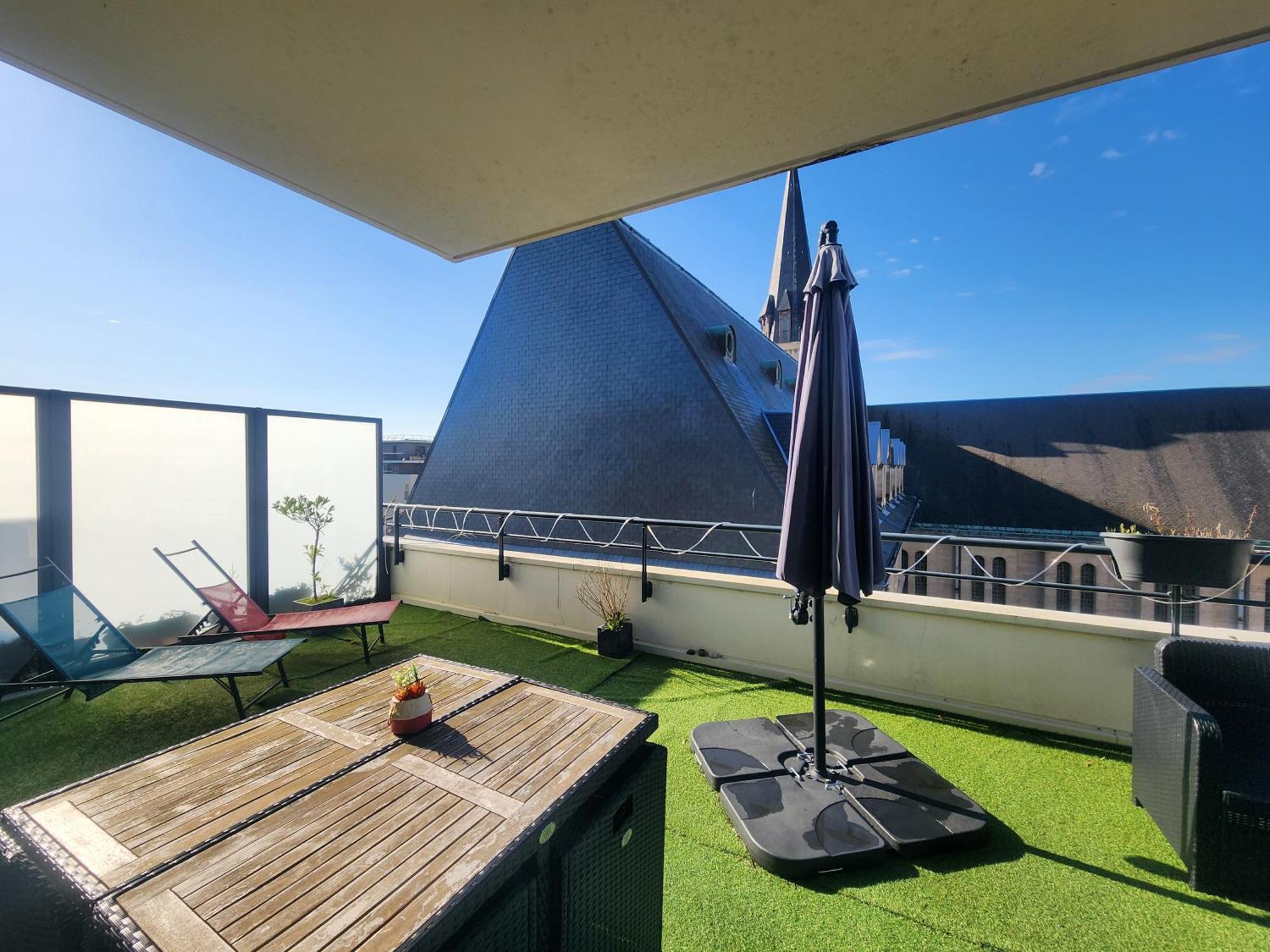 Ferienwohnung La Cigale Caen Exterior foto